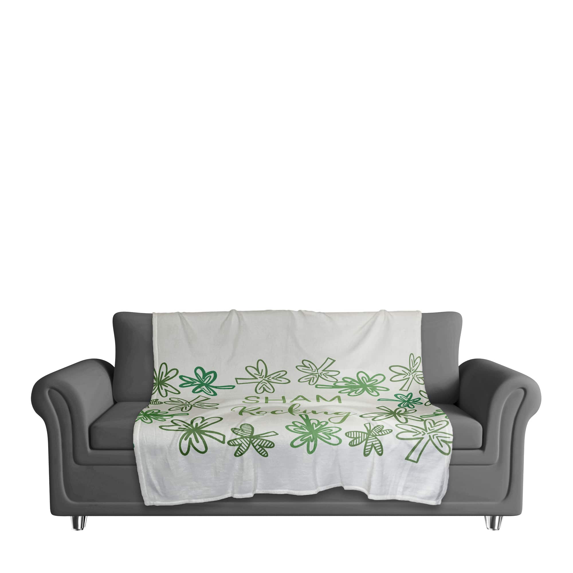 Sham Rocking 50" x 60" Coral Fleece Blanket
